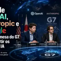CEOs de OpenAI, Anthropic e Google sentam à mesa do G7 para discutir os rumos da IA