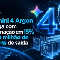 Gemini 4 Argon: alucinação em 15% e um milhão de tokens de saída